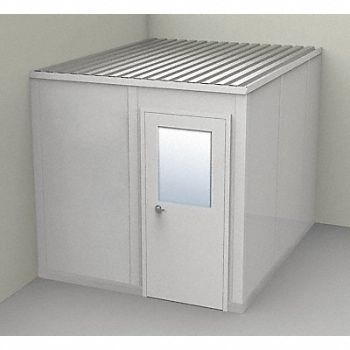 PORTA-FAB Modular In-Plant Office 8 ftx8 ftx10 ft, 467K02