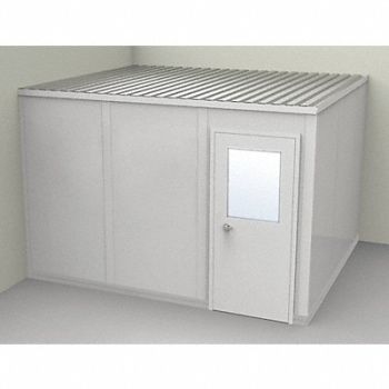 PORTA-FAB Modular In-Plant Office 10 ftx8 ftx12 ft, 467J90