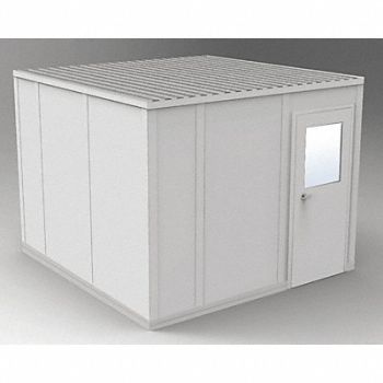 PORTA-FAB Modular In-Plant Office 10 ftx8 ftx10 ft, 467K38