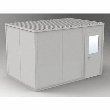 PORTA-FAB Modular In-Plant Office 8 ftx8 ftx12 ft, 467K58