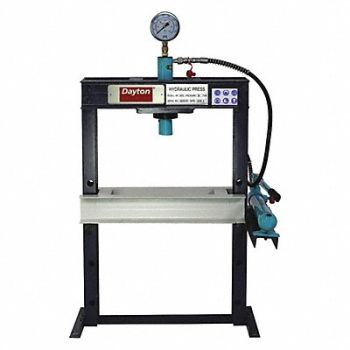 DAYTON Hydraulic Press Hydraulic Manual 10 tons, 467L06
