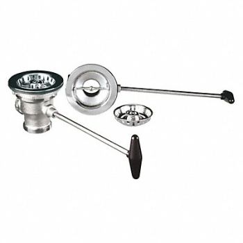 ENCORE Rotary Handle Waste Drain Brass 15 L, 468F44