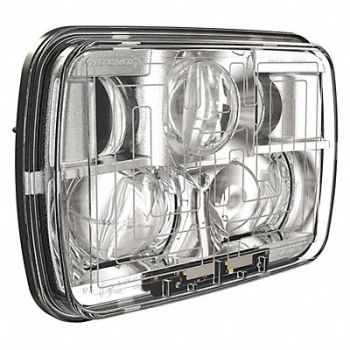 J.W. SPEAKER Headlight LED 5-19/32 H x 7-7/8 W, 468F59