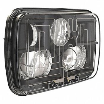 J.W. SPEAKER Headlight LED 5-19/32 H x 7-7/8 W, 468F60
