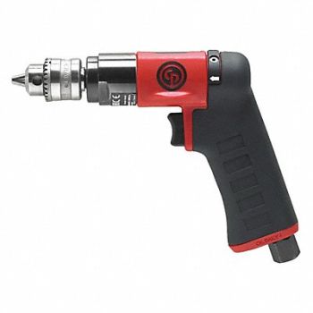 CHICAGO PNEUMATIC Drill Air-Powered Pistol Grip 3/8 in, 468H69