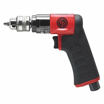 CHICAGO PNEUMATIC Drill Air-Powered Pistol Grip 1/4 in, 468H71