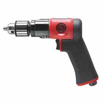 CHICAGO PNEUMATIC Drill Air-Powered Pistol Grip 3/8 in, 468H73