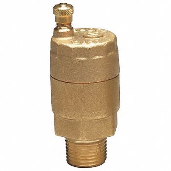 WATTS Automatic Air Vent Valve 1/2 In Brass, 46A962