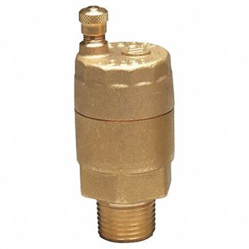 WATTS Automatic Air Vent Valve 3/4 In Brass, 46A963