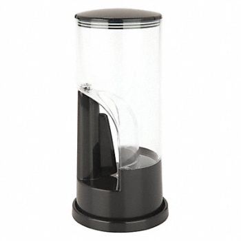 HONEY-CAN-DO Coffee Dispenser 8 oz Black/Chrome, 46AD39