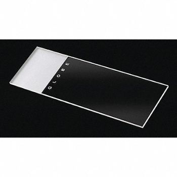 GLOBE SCIENTIFIC Microscope Slide Frosted 1.1mm PK144, 46AW54