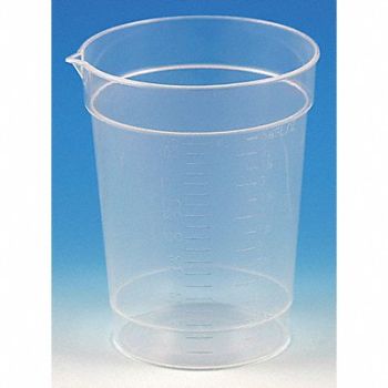 GLOBE SCIENTIFIC Collection Cup 190mL Plastic Wide PK500, 46AX20