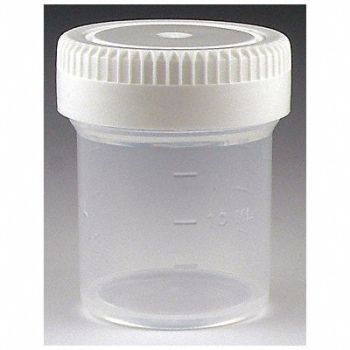 GLOBE SCIENTIFIC Airtight Container 20mL Wide PK1000, 46AX25