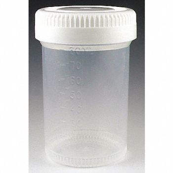 GLOBE SCIENTIFIC Airtight Container 90mL Wide PK400, 46AX28