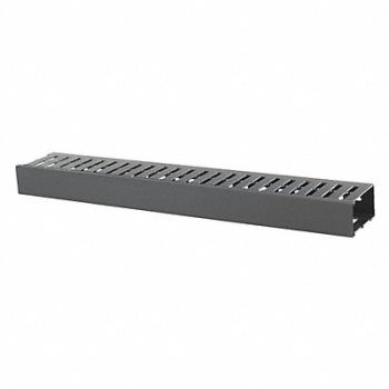 HUBBELL PREMISE WIRING Horizontal Finger Manager 3.15 in D, 46AY12