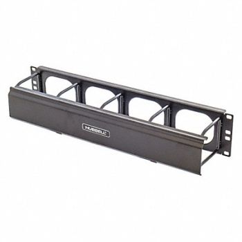 HUBBELL PREMISE WIRING Horizontal Ring Manager 4.39 in D, 46AY25