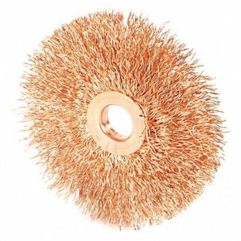 AMPCO Nonsparking Crimped Wire Wheel Brush, 46C030