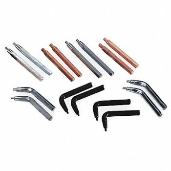 SK PROFESSIONAL TOOLS Repl Tips Set For Retaining Ring Pliers, 46C179