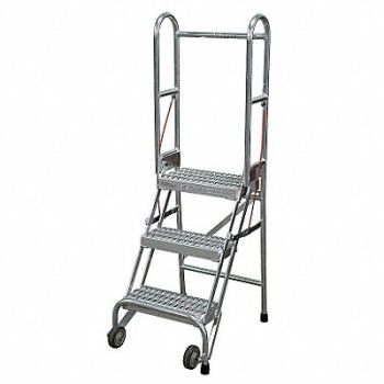 COTTERMAN Folding Rolling Safety Ldr Platfm 30In H, 46C362