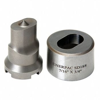 ENERPAC Punch and Die Set 3/8 Oval, 46C548