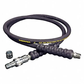 ENERPAC Hydraulic Hose Assembly 1/4 ID x 6 ft., 46C595