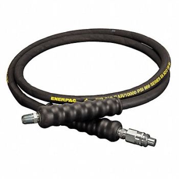 ENERPAC Hydraulic Hose Assembly 1/4 ID x 6 ft., 46C596