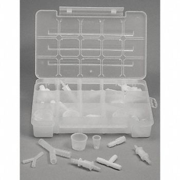 SP SCIENCEWARE Tubing Connector Kit Translucent PK72, 46C904