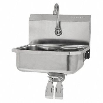 SANI-LAV SaniLav Hand Sink Rect 14inx11inx5in, 46CF09
