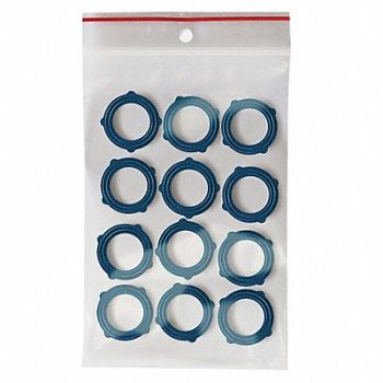 SANI-LAV Garden Hose Washer Viton Blue 3/4 PK12, 46CF29