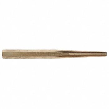 KEYSCO TOOLS Taper Punch Length 8 In Brass, 46D311