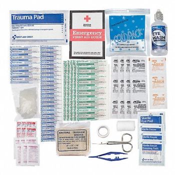 FIRST AID ONLY First Aid Kit Refill Bulk 106Pcs 25 Ppl, 46G236