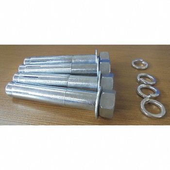 GRAINGER APPROVED Anchor Bolt 5-1/2 in Long PK4, 46H012