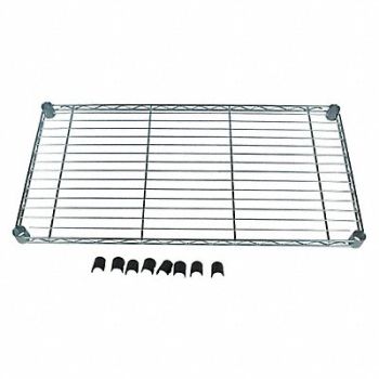 GRAINGER APPROVED Shelving Zinc 18x36, 46J286
