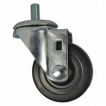 GRAINGER APPROVED Swivel Caster Rubber 3 In, 46J298