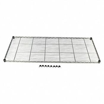 GRAINGER APPROVED Shelving Light Chrome 24x60, 46J306