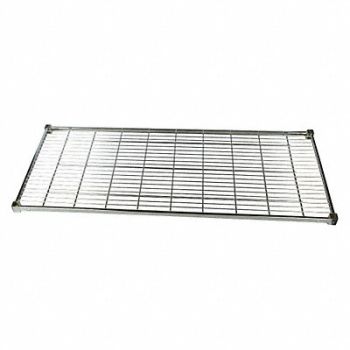 GRAINGER APPROVED Shelf Chrome 24x60 In, 46K088