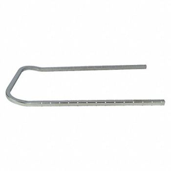 GRAINGER APPROVED U-Handle Chrome 39x18 InW, 46K090