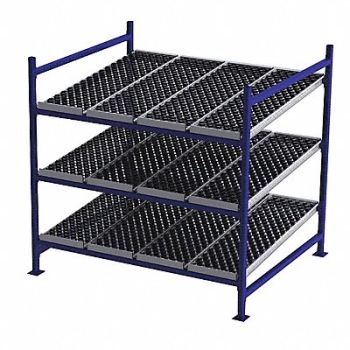 UNEX FLOW CELL Gravty FlwRck 60inx72inx72in #shlv 3, 46KF99