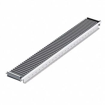 UNEX SPAN TRACK Flow Rack Conveyor 4 ft L 6 W, 46KG20