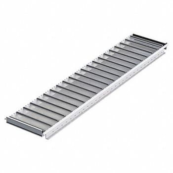 UNEX SPAN TRACK Flow Rack Conveyor 5 ft L 12 W, 46KG45