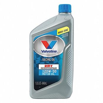 VALVOLINE Engine Oil 20W-50 Conventional 1qt, 46KK40