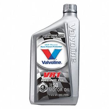 VALVOLINE Engine Oil 50 Conventional 1qt, 46KK45