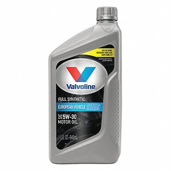 VALVOLINE Engine Oil 5W-30 Full Synthetic 1qt, 46KK48