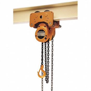 HARRINGTON Hoist/Trolley 8000lb 10ftLift, 46KL29