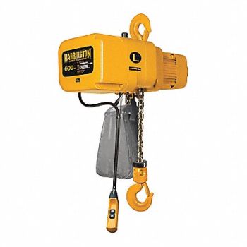 HARRINGTON Electric Chain Hoist 600lb 3Phase, 46KL14