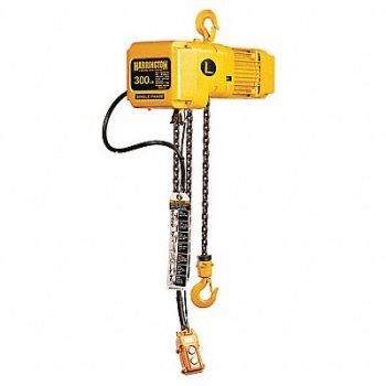 HARRINGTON Electric Chain Hoist 300 lb 115V, 46KL32