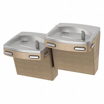 OASIS Two-Level Drinking Ftn H 24 29/32in Tan, 46KL47
