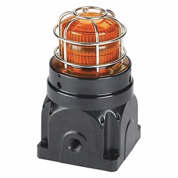FEDERAL SIGNAL Strobe Light Amber FPM 60 Xenon 0.34A, 46KT86