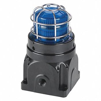 FEDERAL SIGNAL Strobe Light Blue FPM 60 Xenon 0.34A, 46KT87