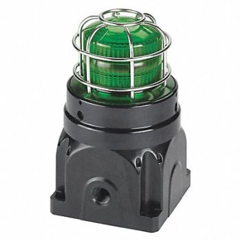 FEDERAL SIGNAL Strobe Light Green FPM 60 Xenon 0.34A, 46KT89